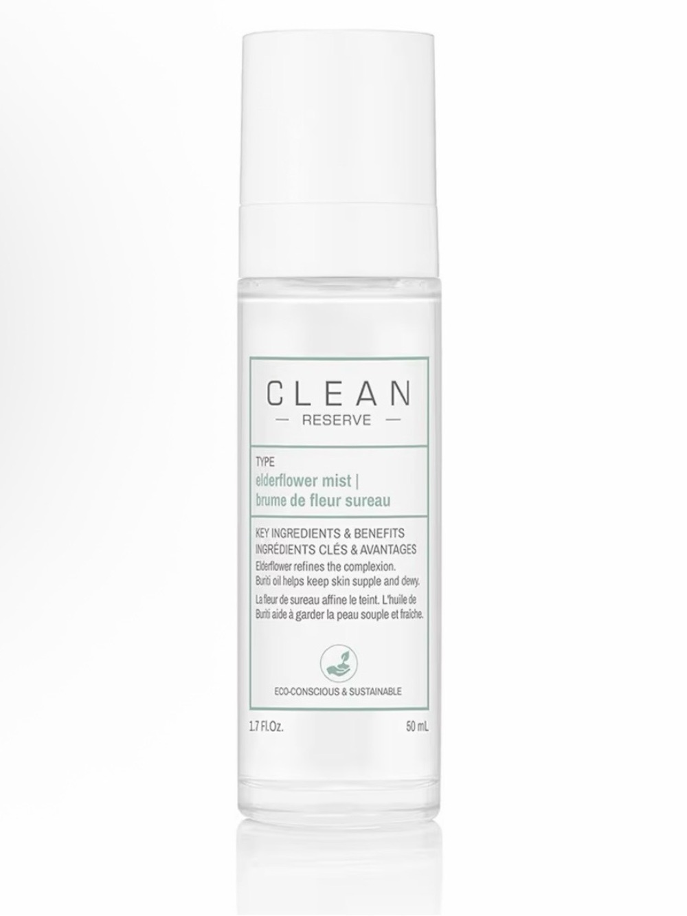 Clean Reserve Elderflower Mist - White Hydrating Face Mist, 50ML BNIB!